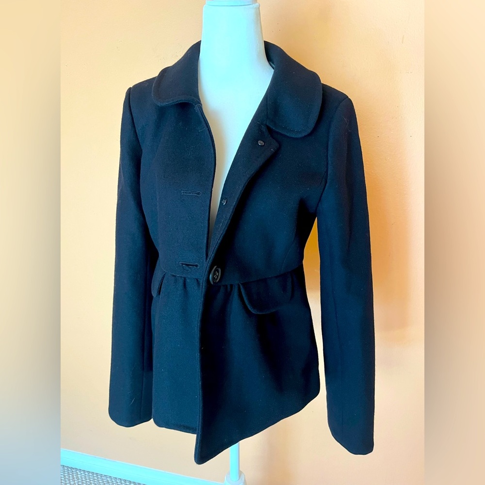 J.Crew wool peplum jacket